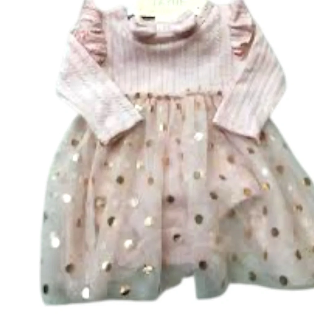 Madison Layne & Carter’s Baby Girls Knit Dress Pajama Set Pink NWT Size 12M